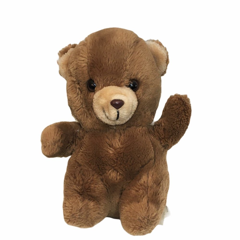 Vintage Cobbie Cuddlers Teddy Bear Plush 9in. RARE